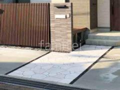 新築シンプル オープン外構