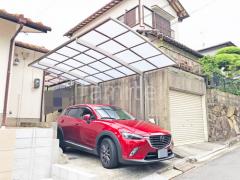 カーポート1台 (単棟) LIXIL ネスカR アール屋根