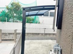 サイクルポート 土間コンクリート