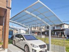 カーポート1台 (単棟) LIXIL ネスカR アール屋根