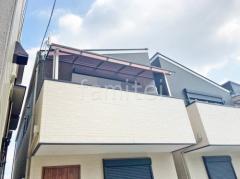 2階ベランダ屋根 YKKAP ソラリアR アール屋根 スタンダード 壁付