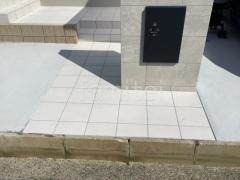 玄関アプローチ タイル貼り仕上 ニッタイ ロッセクラシコ2
