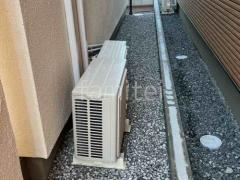 犬走り 防犯砂利敷き バラス砕石 防草シート加工