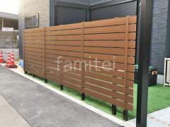 人工木・樹脂 フェンス(木調) F&F マイティウッド デコll 高尺タイプ 目隠し 木調・ラティス 樹脂