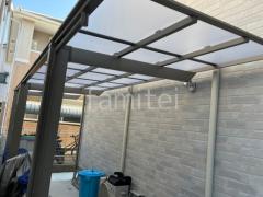カーポート1台+延長 (1.5台縦連棟) LIXIL ネスカF フラット屋根