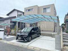 カーポート2台(ワイド) ツイン YKKAP アリュース アール屋根