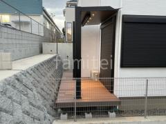 人工木デッキ LIXIL 人工木 木彫 樹ら楽ステージ