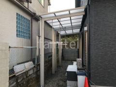 機能門柱 1階テラス屋根