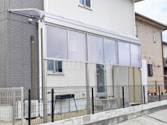 雨除け屋根 表札 郵便受けポスト