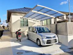 カーポート1台 (単棟) LIXIL ネスカR アール屋根