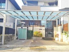カーポート YKKエフルージュFIRST横2台