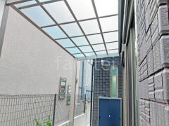 雨除け屋根 YKK独立式レセパLタイプ1階