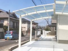 カーポート1台 (単棟) YKKAP アリュース アール屋根