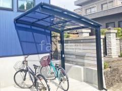 サイクルポート 自転車バイク屋根 LIXIL ネスカR アール屋根