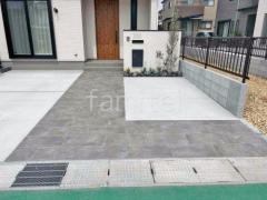 玄関アプローチ 床タイル貼り タカショー セラレバンテ