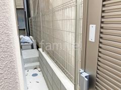 スチールメッシュ フェンス LIXIL ハイグリッドUF8型 境界・メッシュ ブロック塀 (化粧ブロック) 太陽エコブロックス 普通CB