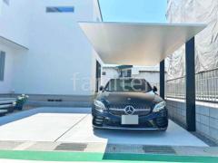カーポート1台 (単棟) LIXIL カーポートSC フラット屋根 吊り下げ屋根