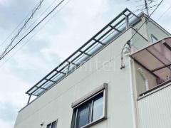 ベランダ屋根 LIXILスピーネ2階連棟