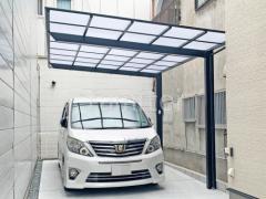 カーポート1台 (単棟) LIXIL ネスカF フラット屋根