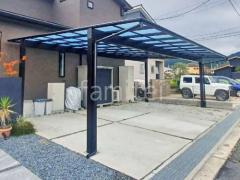 カーポート3台 (横ワイド トリプル) YKKAP エフルージュ FIRST フラット屋根