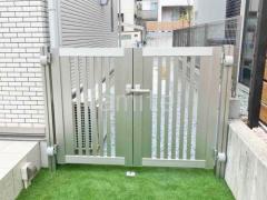 両開き 門扉 YKKAP シンプレオS1型 たてスリット