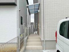 1階テラス屋根 (雨除け) YKKAP ソラリアF フラット屋根 スタンダード 壁付