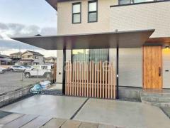 カーポート1台 (単棟) LIXIL 木製調 カーポートSC フラット屋根 吊り下げ屋根