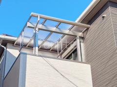 ベランダ屋根 YKKソラリアF2階 積雪50cm対応