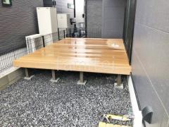 人工木デッキ LIXIL 人工木 木彫 樹ら楽ステージ