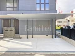 カーポート1台 (単棟) LIXIL カーポートSC フラット屋根 吊り下げ屋根