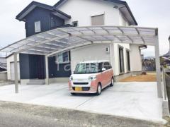 カーポート3台 (横ワイド トリプル) YKKAP アリュース アール屋根