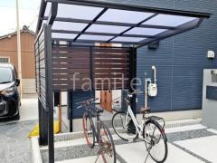 サイクルポート 目隠しフェンス