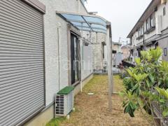 1階テラス屋根 (雨除け) YKKAP ソラリアR アール屋根 スタンダード 壁付