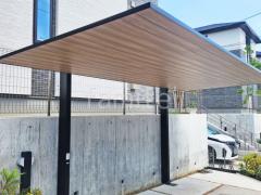 カーポート LIXIL木製調カーポートSC1台
