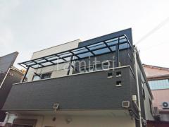 ベランダ屋根 YKKソラリア2階連棟