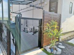 片開き 門扉 LIXIL AB YR2型 細横桟