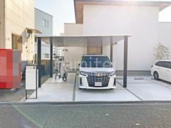 カーポート2台(ワイド) ツイン LIXIL カーポートSC フラット屋根 吊り下げ屋根