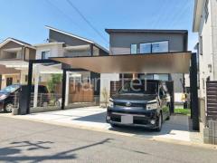 カーポート2台(ワイド) ツイン LIXIL 木製調 カーポートSC フラット屋根 吊り下げ屋根
