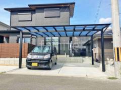 カーポート2台(ワイド) ツイン LIXIL ネスカF フラット屋根