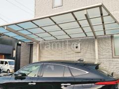 カーポート1台 (単棟) YKKAP エフルージュ FIRST フラット屋根