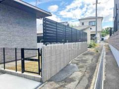 ブロック塀 (化粧ブロック) ユニソン アルタ アルミ形材 フェンス LIXIL AB YS3型 横スリット3 目隠し