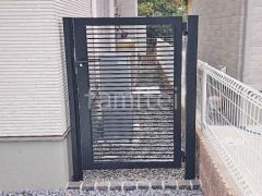 片開き 門扉 LIXIL AB YR2型 細横桟