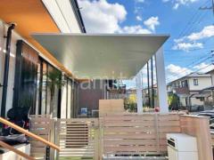 カーポート1台 (単棟) LIXIL カーポートSC フラット屋根 吊り下げ屋根