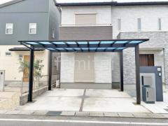 カーポート2台(ワイド) ツイン YKKAP エフルージュ FIRST フラット屋根