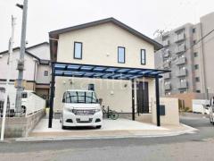 新築シンプル オープン外構