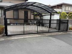 電動跳ね上げ式門扉 三協アルミ ラビーネ2型
