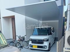 カーポート1台 (単棟) LIXIL カーポートSC フラット屋根 吊り下げ屋根