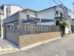 カーポート2台(ワイド) ツイン YKKAP エフルージュ FIRST フラット屋根