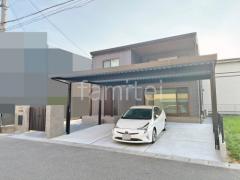新築シンプル セミクローズ外構