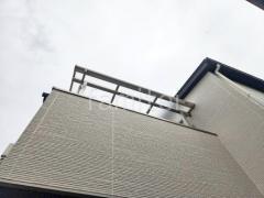 2階ベランダ屋根 YKKAP ソラリアF フラット屋根 スタンダード 壁付